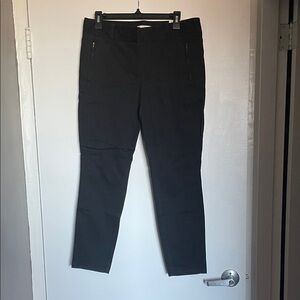 LOFT Black Ankle Pants size 10